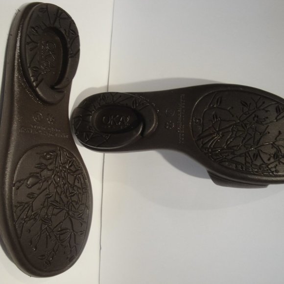 Oka B Dark Brown Slides/Sandal  Size M Get ready for Spring - Picture 6 of 11